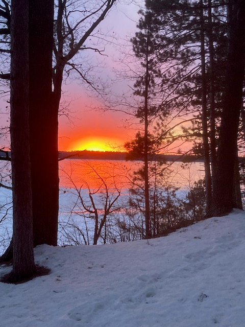 Sunset over Trout Lake, Boulder Junction, Wisconsin